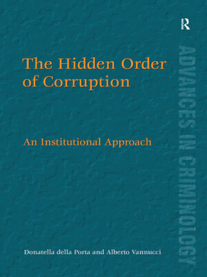cover image of The Hidden Order of Corruption
